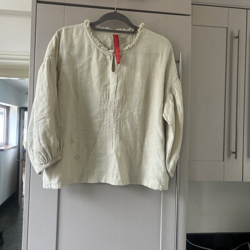 Stone borge linen blouse - linen, small