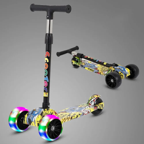 Foldable children scooter - children,