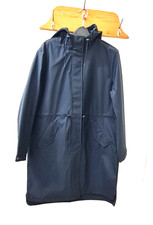 Ex TU Ladies Drawstring waist Rubberised Hooded Raincoat