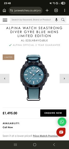 Alpina seastrong diver - seastrong, gyre