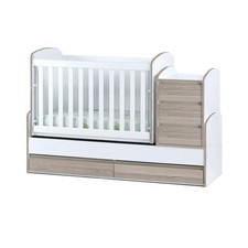Luxury Baby Convertible Cot Bed Swing Basket  Desk,Sofa With Mattress