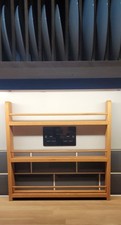 Solid Oak Spice Rack 3 Shelves