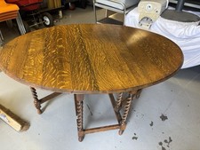 Antique Solid Oak Barley Twist