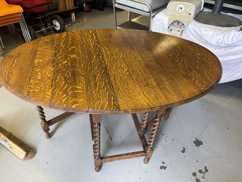 Antique solid oak barley - barley, twist