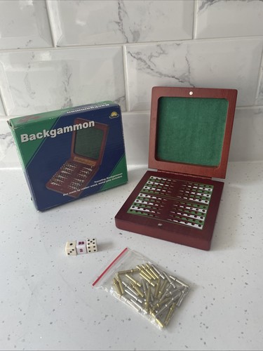 Travel wooden pin backgammon - travel,