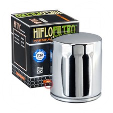 Oil Filter HIFLO Chrome HARLEY