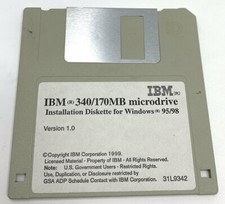 IBM 340/170MB Microdrive CF