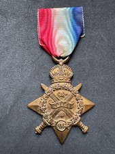 WW1 British Army BEF 1914 Mons Star - Royal Scots Fusiliers