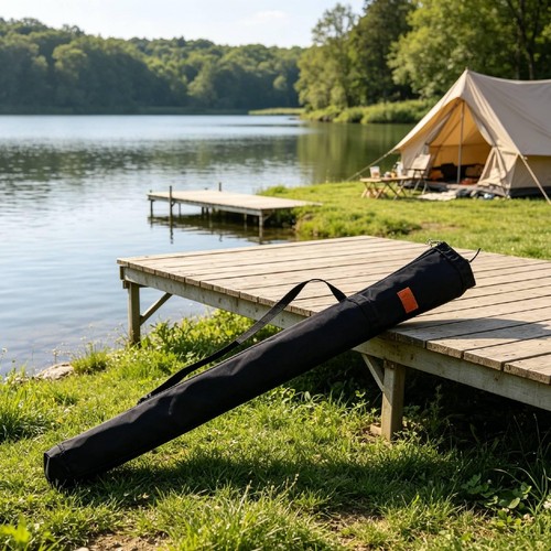 Canvas fishing rod bag - canvas,