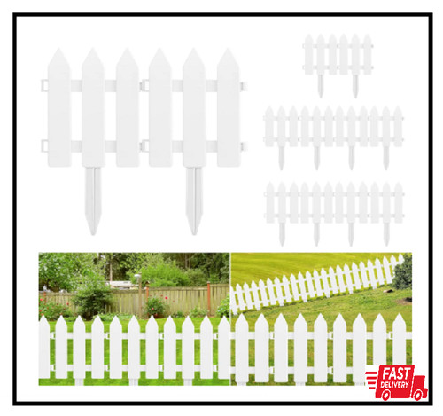 Pieces white plastic garden - pieces,
