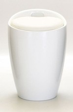 WHITE STOOL STORAGE HIGH GLOSS