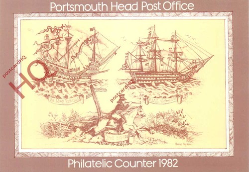 Postcard portsmouth head post - head,