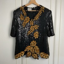 Frank Usher Sequin Top Vintage