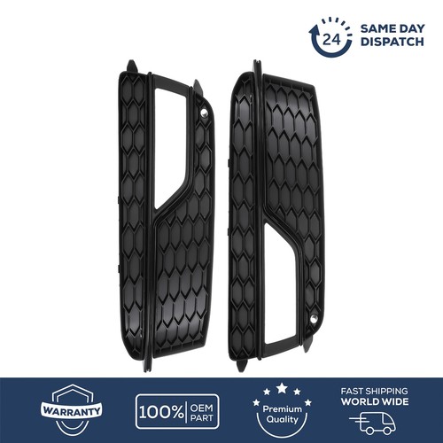 Front bumper fog light grill - front,