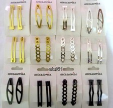 Pk of 2 Black Gold,silver Hair