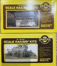 Ratio N Gauge 220 Goods Shed & 223 Signal Box - Unused Kits