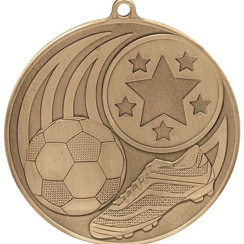 Football medals iconic bronze - football,