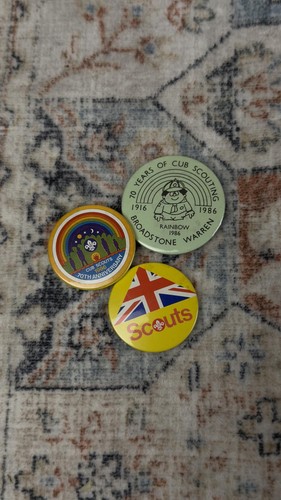 Vintage scouts badge set - vintage, of
