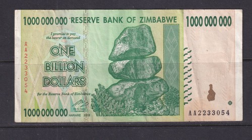 Zimbabwe 2008 1000000000 - zimbabwe,