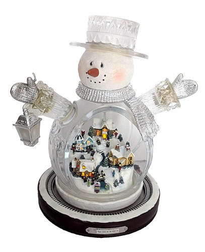 Thomas kinkade crystal - crystal, snowman