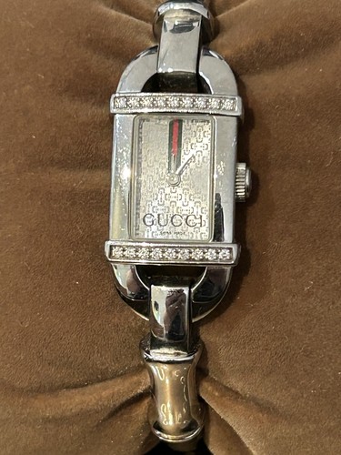 Gucci vintage bamboo stainless - gucci,