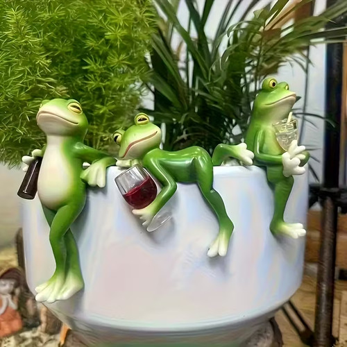 Set drinking frog pot - drinking,