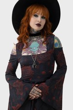 Killstar Blood Rose Mini Dress