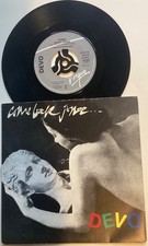 DEVO - COME BACK JONEE RARE 7" 1ST PRESS 1978 GREY LABEL VIRGIN PUNK EX+!