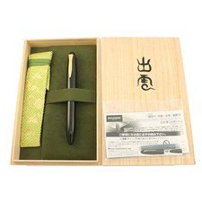 PLATINUM Izumo Tsumori Lacquerware Biwa Tsumori NIB 18K gold F