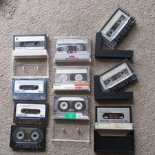 10x Blank Used Cassette Tapes