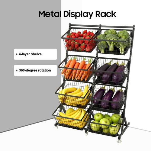 Tier metal veg fruit retail - metal, veg&fruit