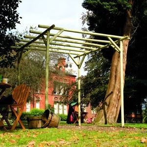 Rustic rose garden - rustic,