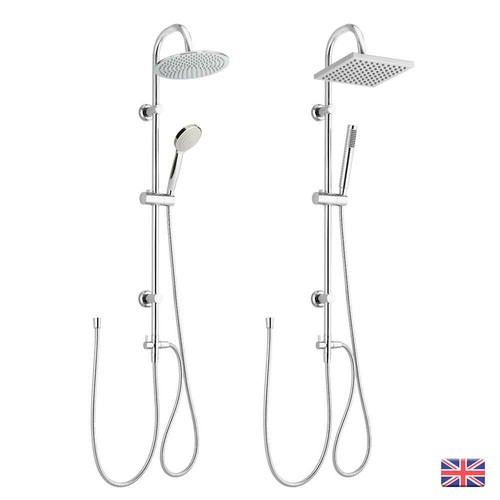 Way rigid riser shower rail - riser,