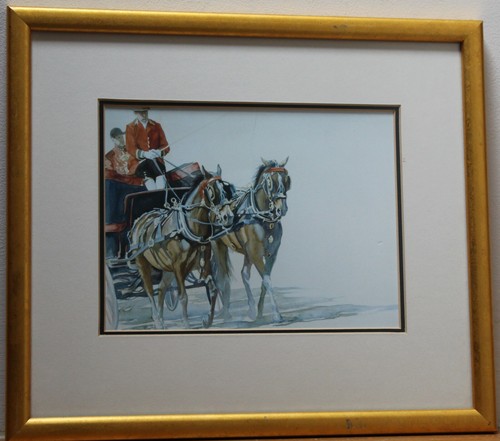 Royal horse drawn carriage - royal,