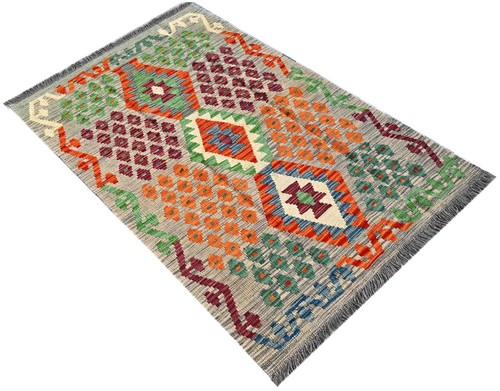 Vegetable dyed handmade afghan - vegetable,