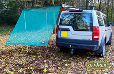 GREEN Side Mesh WINDBREAK for 2.0m Roll Out Awning Expedition VC16NC0501MWG