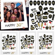 Birthday party photo booth - birthday,