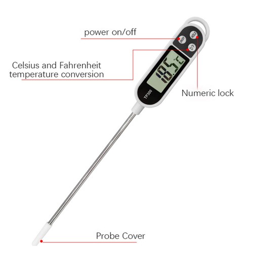 Meat food thermometer - 2x,
