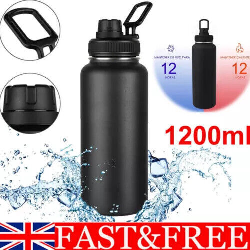 Stainless steel water bottle - steel,