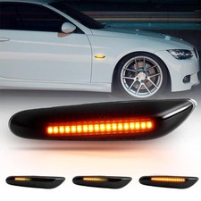 2X Dynamic LED Side Indicator Turn Signal Light For BMW 1 3 5 Series E60 E90 E87
