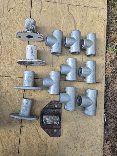 Galvanised tube clamp fittings - galvanised,