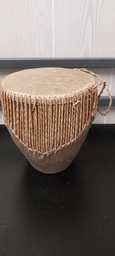 Vintage african djembe drum - vintage,