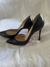 KAZAR  SIZE UK5 EU38 WOMENS LADIES Leather BLACK STILETTO HEELS SHOES P/O