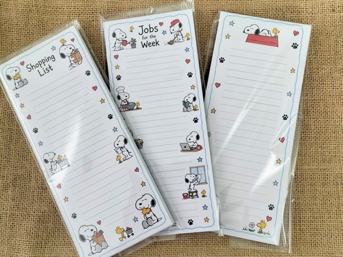 Snoopy fridge notepads - snoopy,