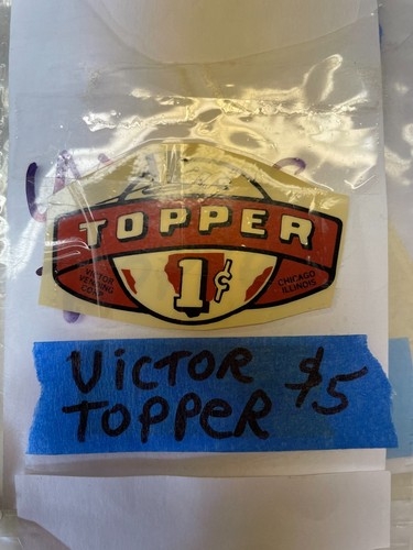 Cent victor topper - topper, sticker
