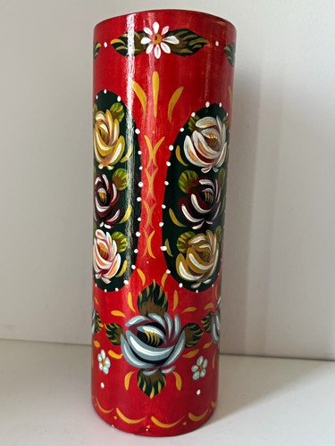 Vintage hand painted roses and - vintage,