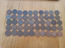 GB 50 X Half Pennies 1/2d Penny Coins 1875 to 1967 Victoria to QEII Combine Post