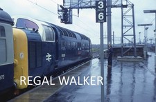 ORIG 35MM SLIDE BRITISH RAILWAY BR - CLASS 55 DELTIC 55009 FINSBURY PARK 1981