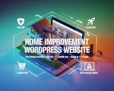 HOME IMPROVEMENT WORDPRESS WEBSITE FREE LIFETIME HOSTING FREE SSL 1 MONTH SEO