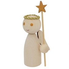 Unfinished Blank Wooden Angel